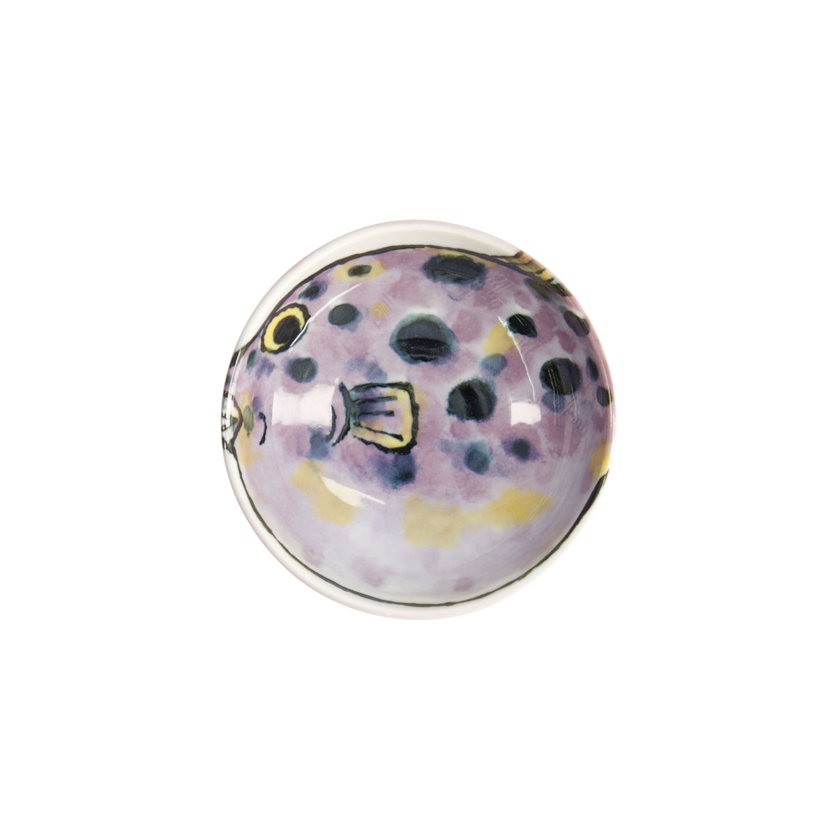 Tokyo Design Studio Seafood Dish 9.5x3cm Fugu Purple