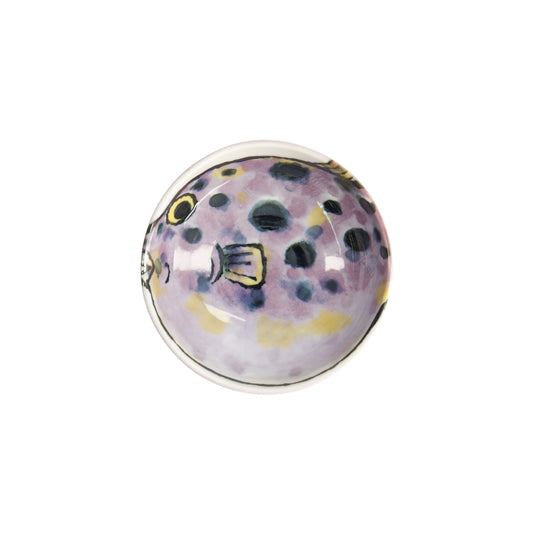Tokyo Design Studio Seafood Dish 9.5x3cm Fugu Purple