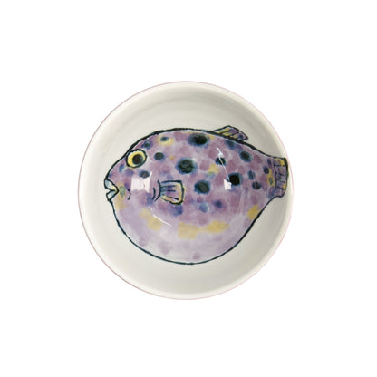 Tokyo Design Studio Seafood Bowl 15.5x8cm Fugu Purple
