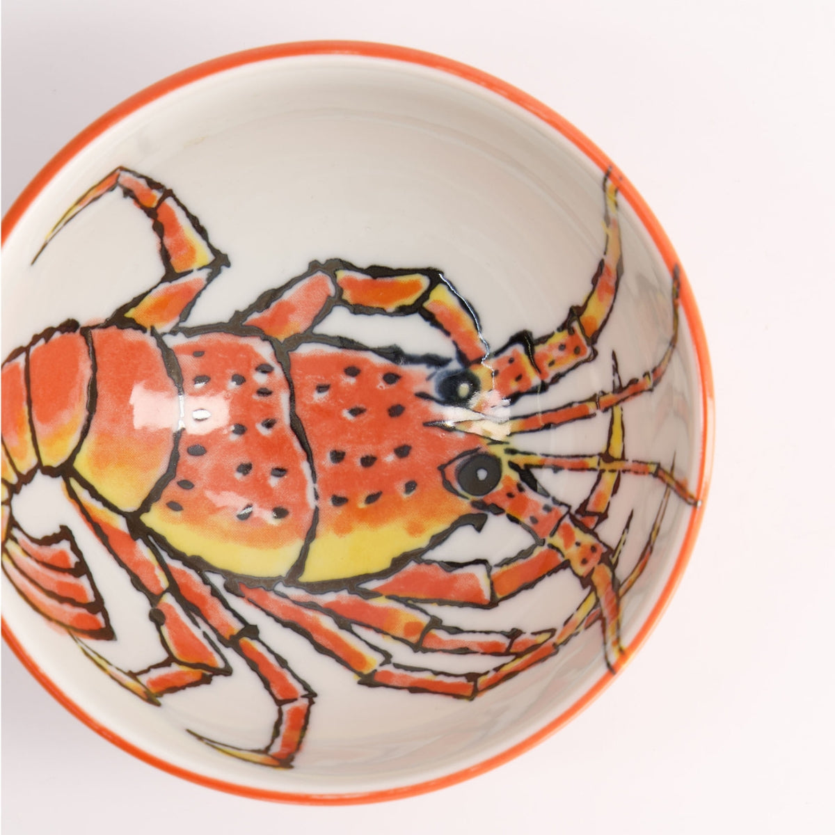 Tokyo Design Studio Seafood Rice Bowl 11x6cm Lobster Red