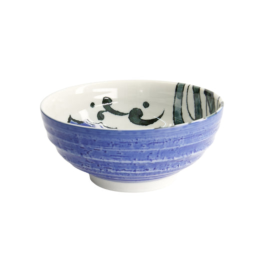 Tokyo Design Studio Seafood Ramen Bowl 18.5x8cm Snapper Blue