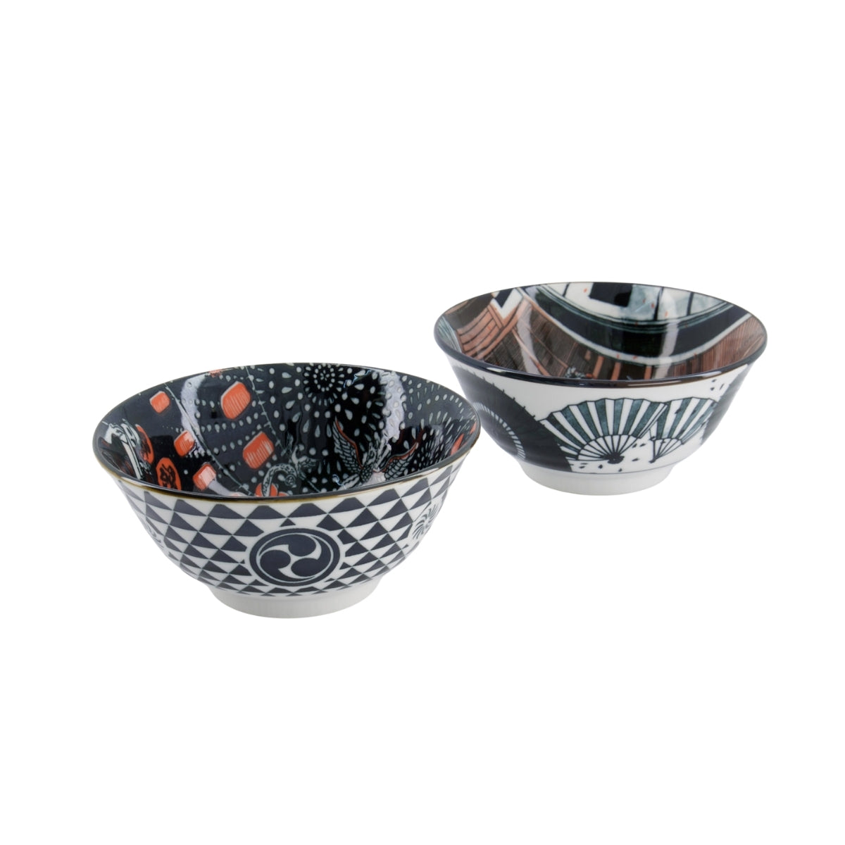 Tokyo Design Studio Asakusa Tayo Bowl 2pc With Chopsticks Gift Boxed - Geisha
