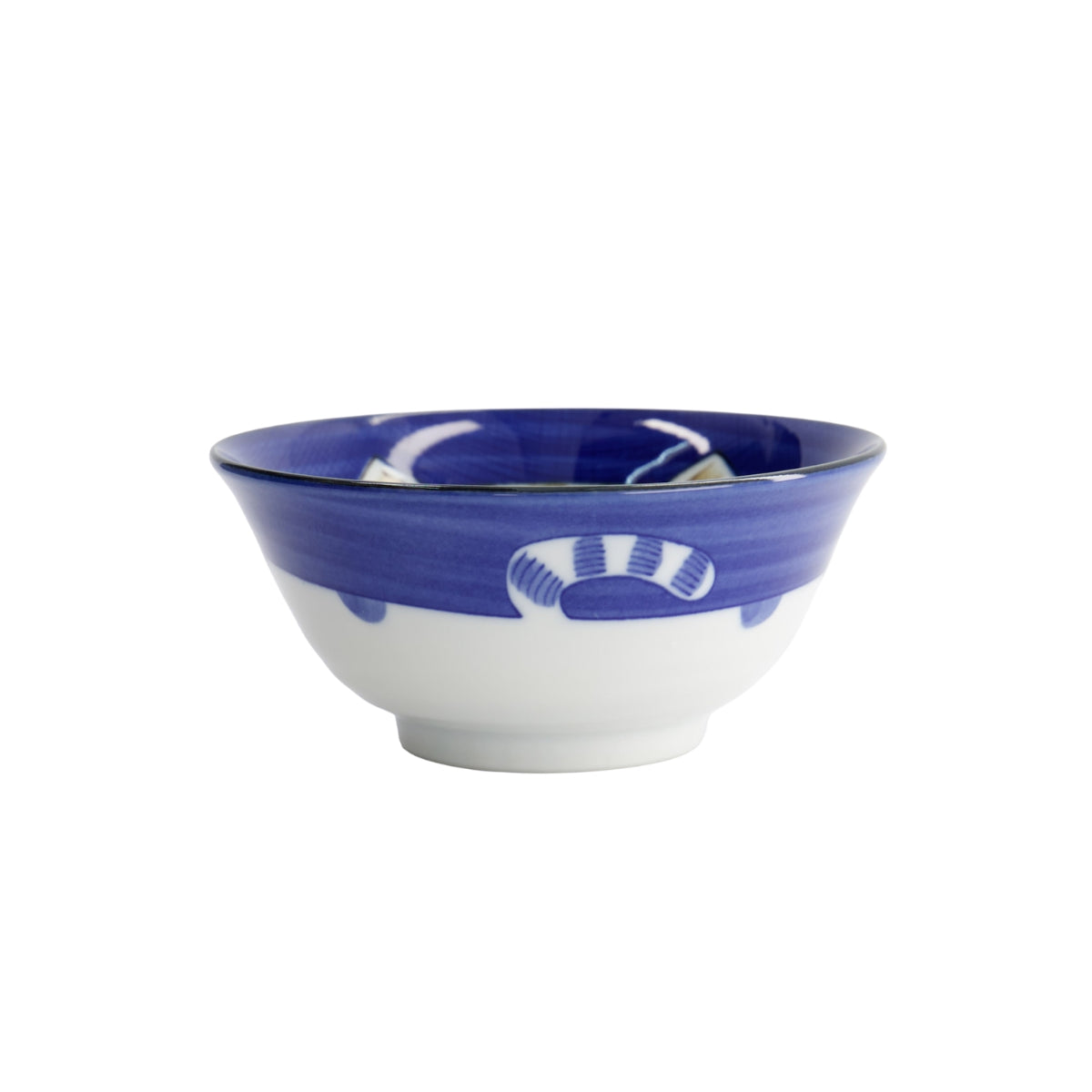 Tokyo Design Studio Kawaii Neko Cat Tayo Bowl 15x7cm - Blue