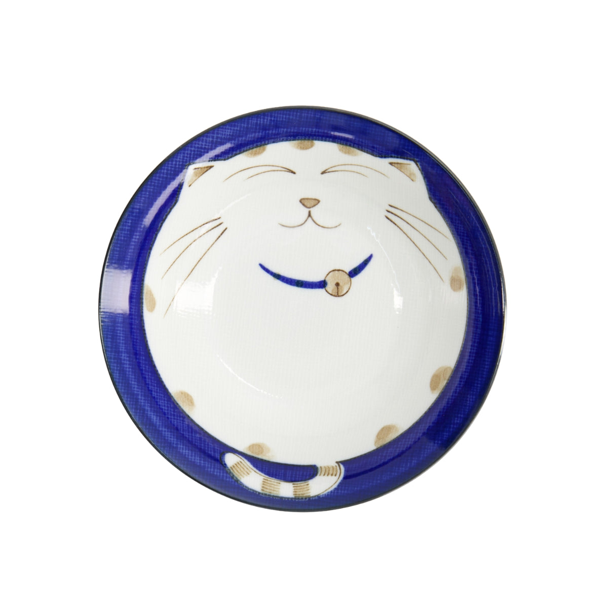 Tokyo Design Studio Kawaii Neko Cat Bowl 16.5x5cm - Blue