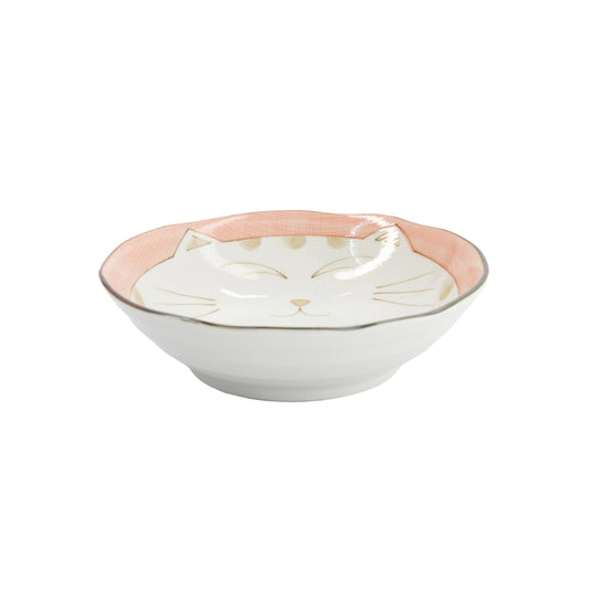 Tokyo Design Studio Kawaii Neko Cat Bowl 16.5x5cm - Pink