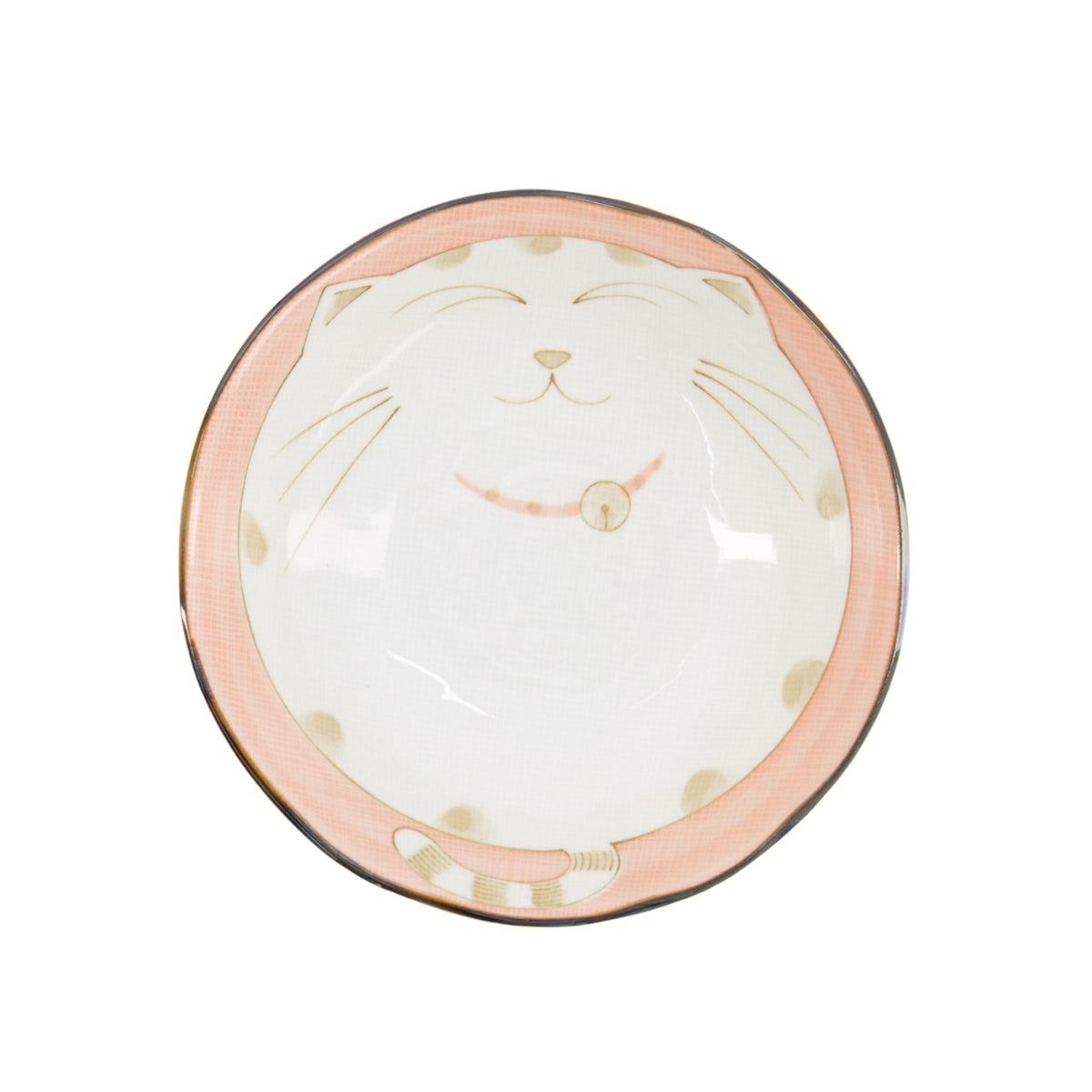 Tokyo Design Studio Kawaii Neko Cat Bowl 16.5x5cm - Pink