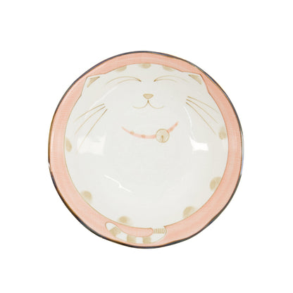 Tokyo Design Studio Kawaii Neko Cat Bowl 16.5x5cm - Pink