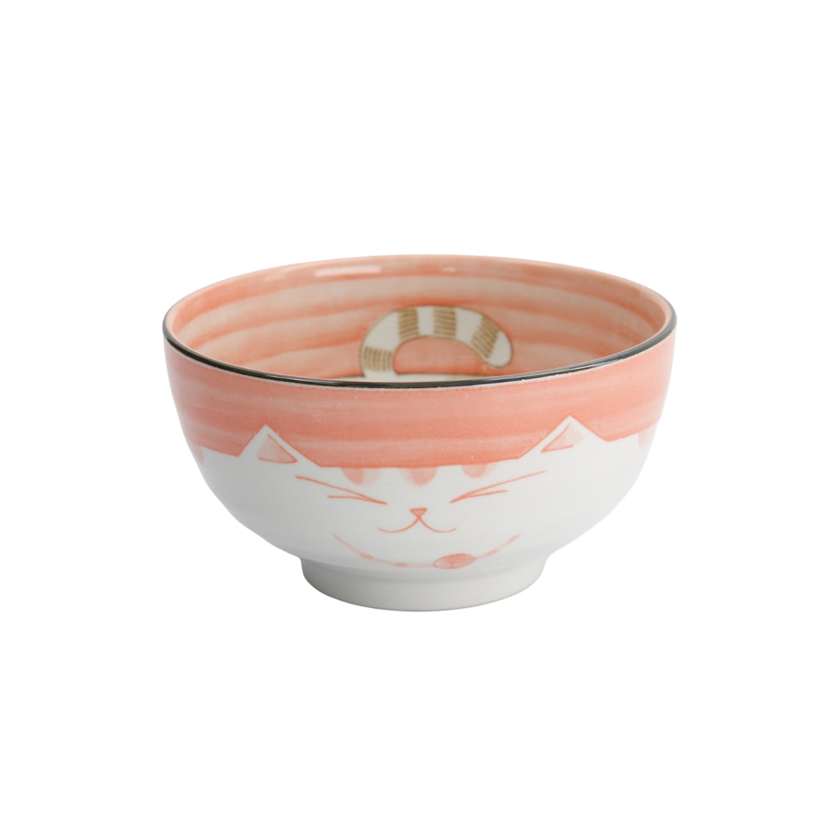 Tokyo Design Studio Kawaii Neko Cat Bowl 16x8.5cm - Pink