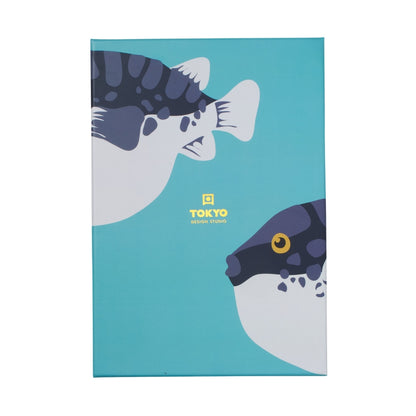 Tokyo Design Studio Blow Fish Chopsticks 10pc With Rest Gift Boxed - Assorted
