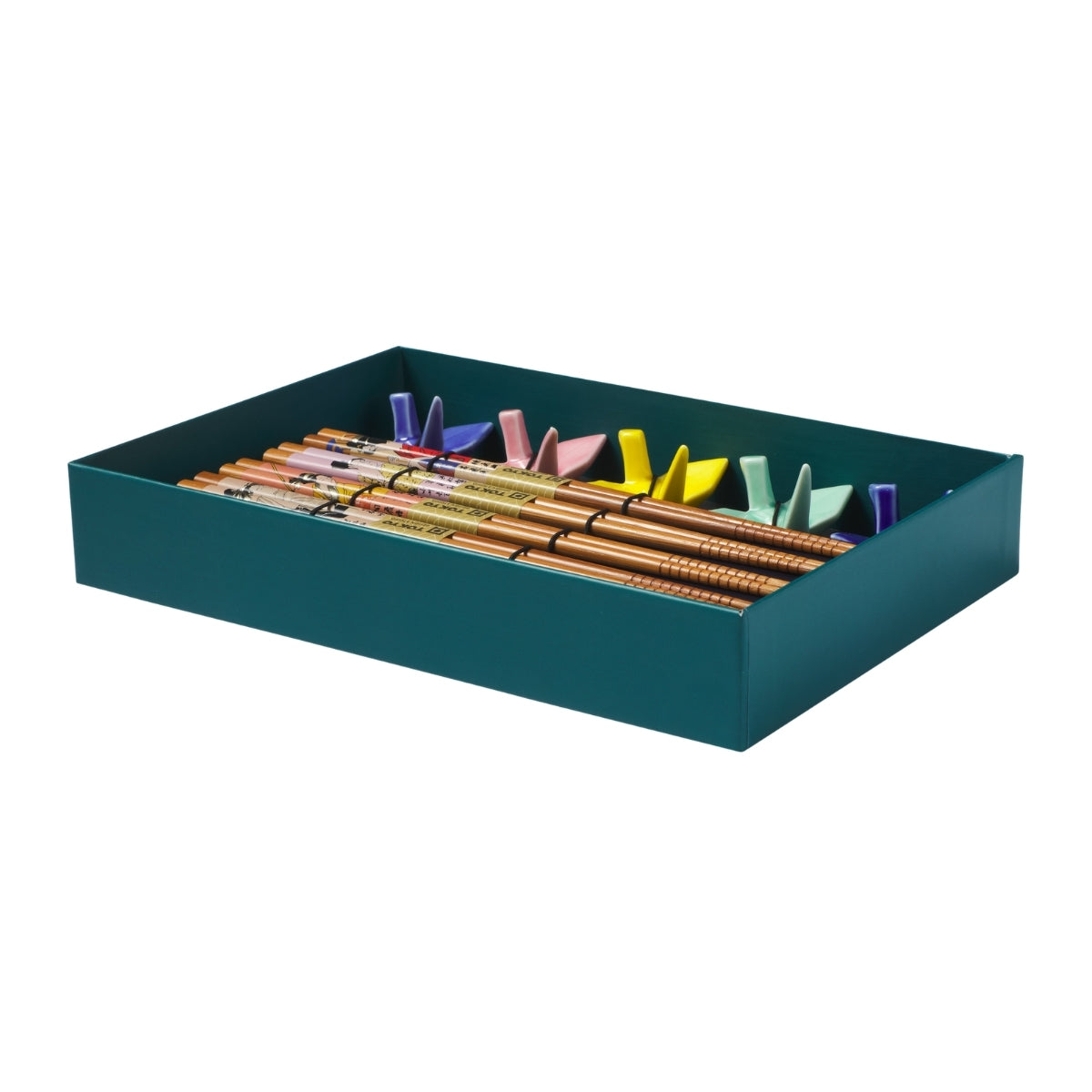 Tokyo Design Studio Crane Chopsticks 10pc With Rest Gift Boxed - Assorted