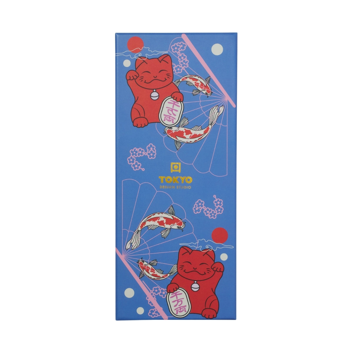 Tokyo Design Studio Lucky Cat Hanami Chopsticks 4pc With Rest Gift Boxed - Assorted