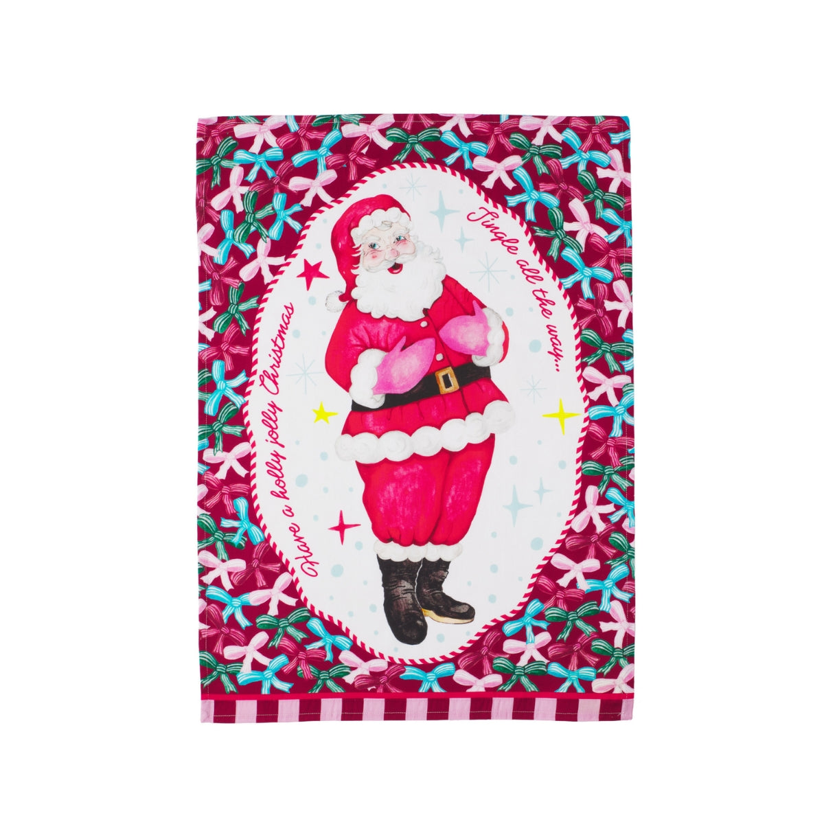 Maxwell & Williams Fa la la Tea Towel 50x70cm Set of 2 Assorted