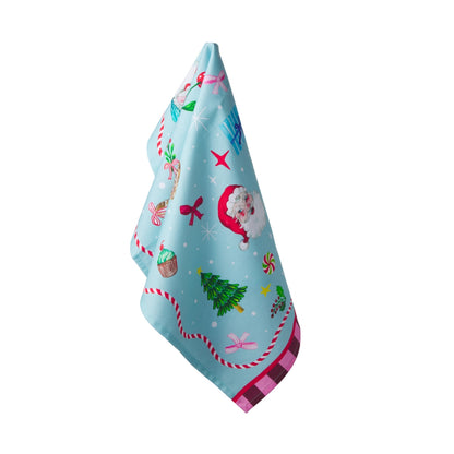 Maxwell & Williams Fa la la Tea Towel 50x70cm Set of 2 Assorted