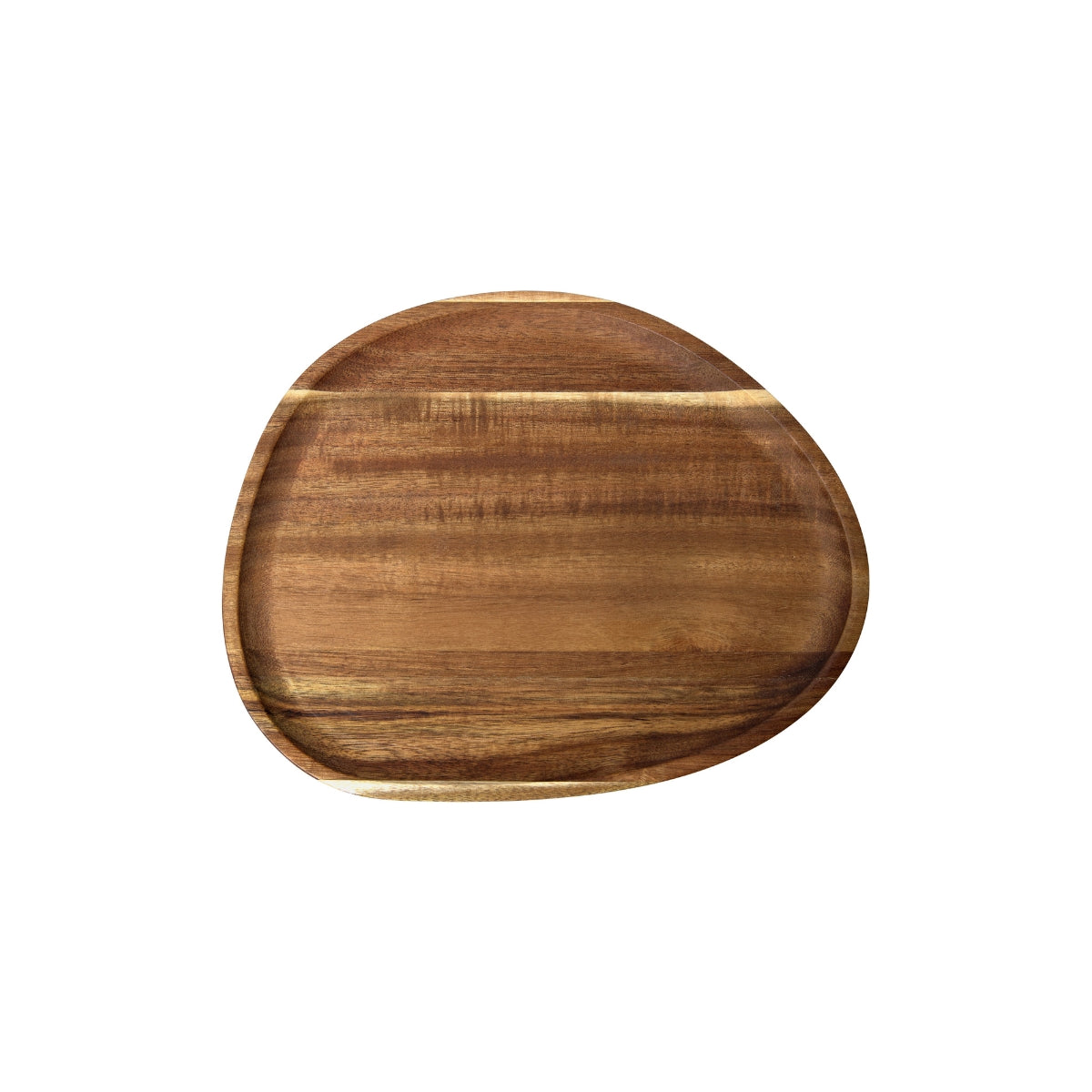 Forme Acacia Wood Organic Platter 30x24cm Natural