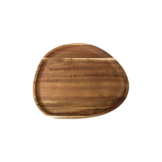 Forme Acacia Wood Organic Platter 30x24cm Natural
