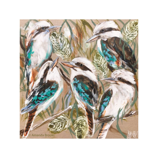 Kookaburra & Banksia Trivet 20x20cm Trivet