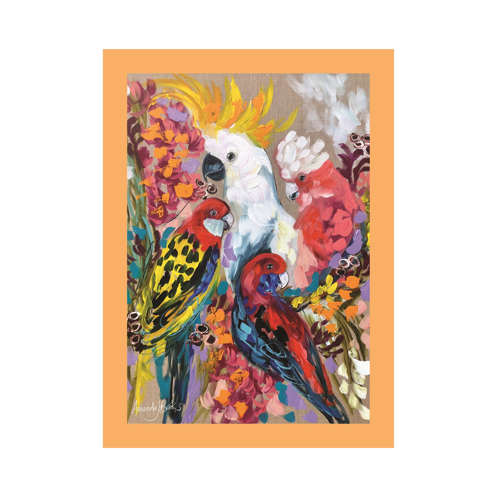 Bird Song Tea Towel 50x70cm Tea Towel