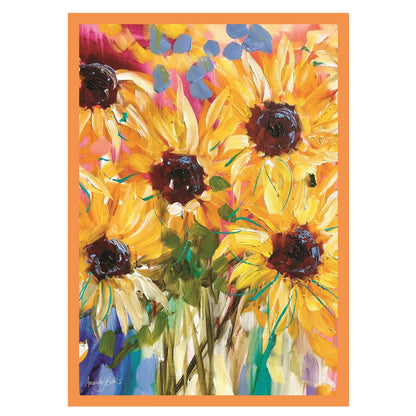 Lilli Rock Amanda Brooks Sunflowers Tea Towel 50x70cm Tea Towel