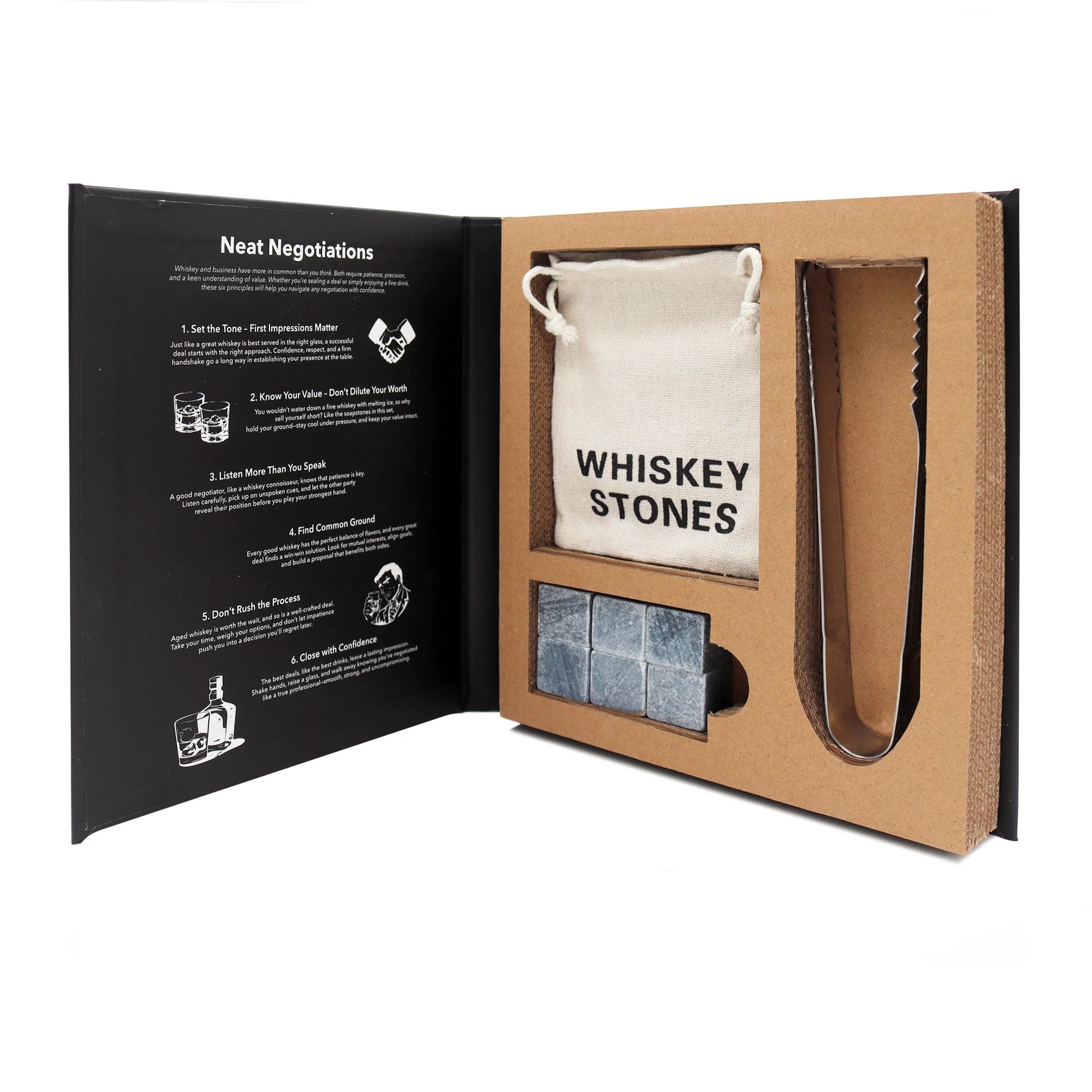 The Premium Whiskey Stone Collection - Book Box
