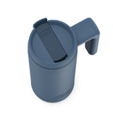 Lid View of the Guardian Vacuum Insulated Travel Mug Lake Blue