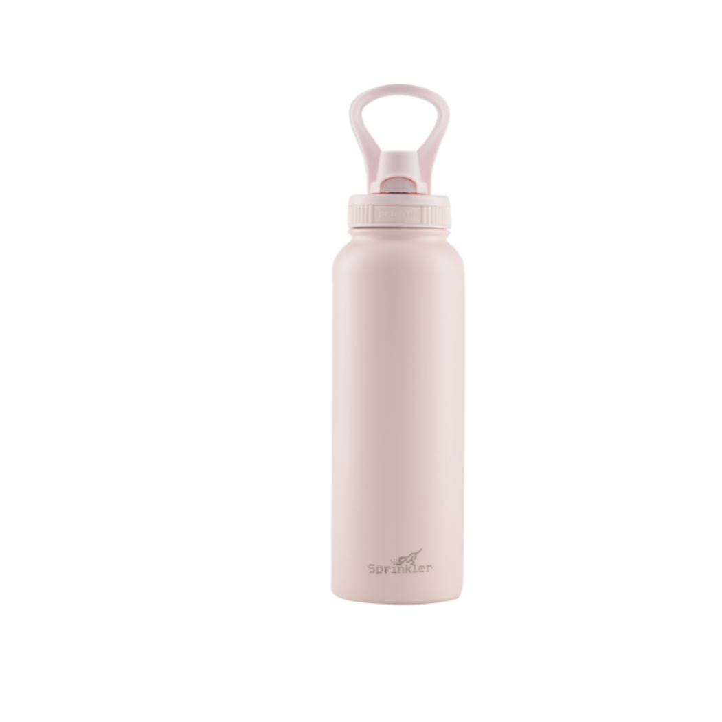 Image of Alfie Insulated Bottle 1.1 Litre - Blush Pink.