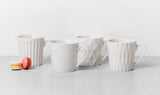 Lifestyle image of the Maxwell & Williams Nova Set of 4 Mugs in White