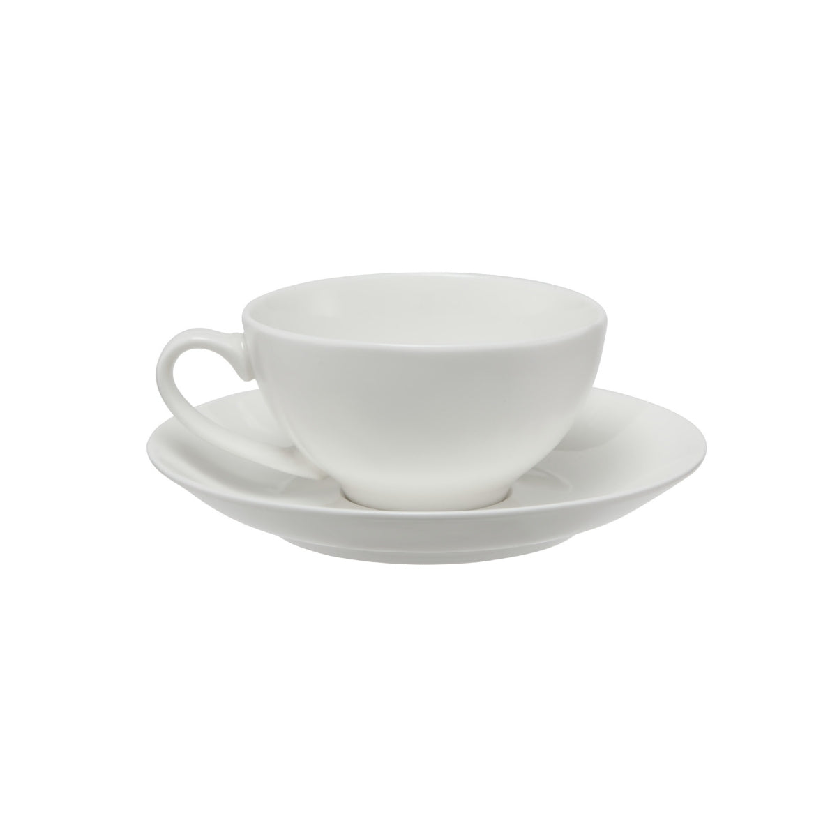 White Basics Coupe Cup & Saucer 200ML