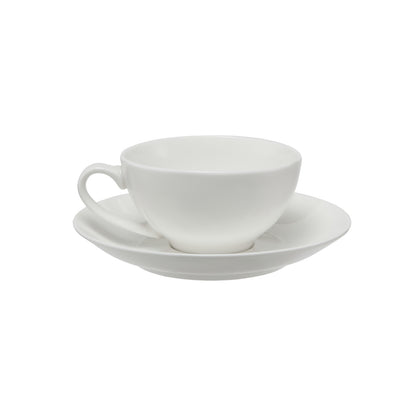 White Basics Coupe Cup & Saucer 200ML