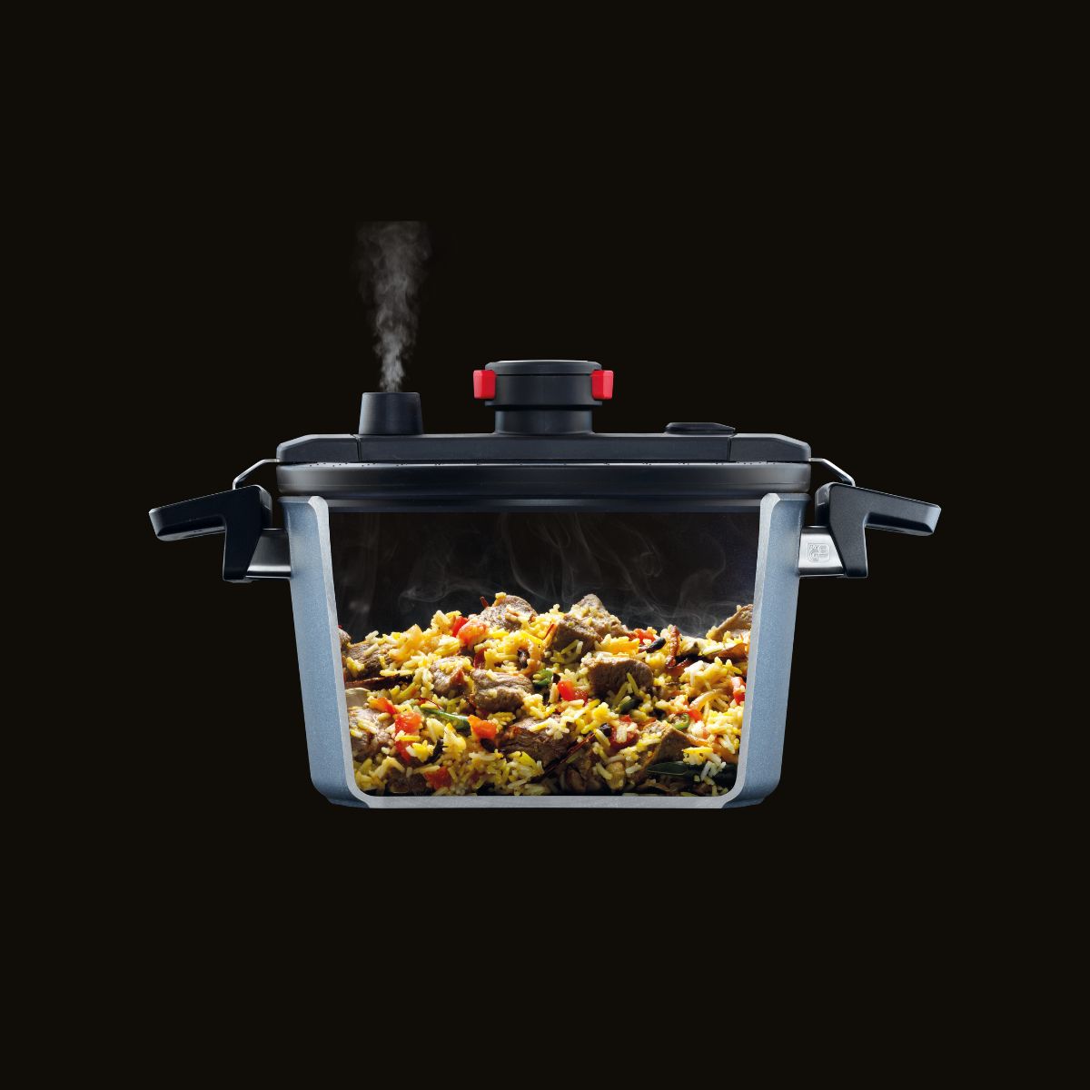 Diamond Active Lite Fix Handle Induction Low Pressure Pot 24cm 5L With Lid Gift Boxed