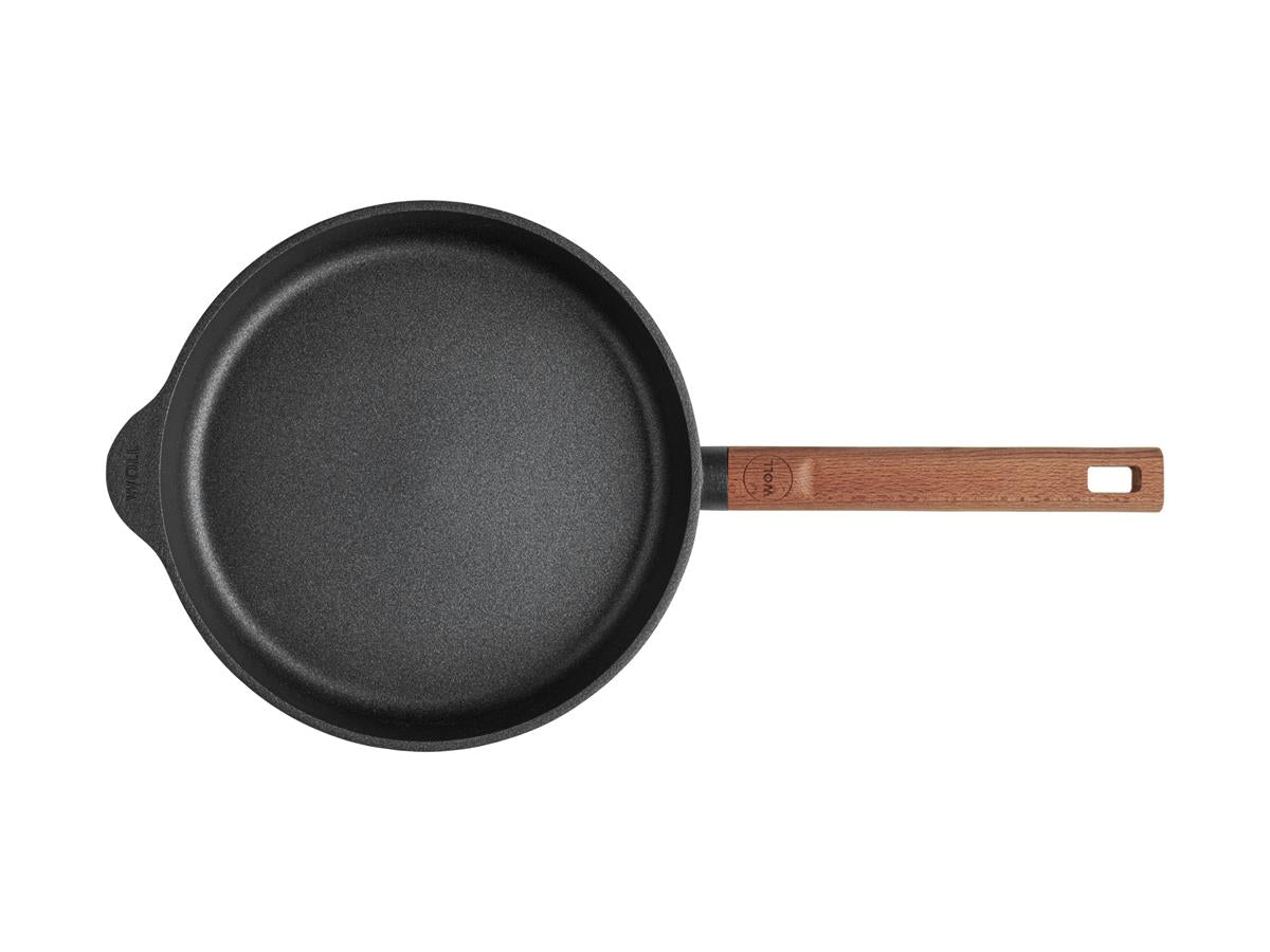 Woll Eco Logic Wooden Handle Frypan 24cm