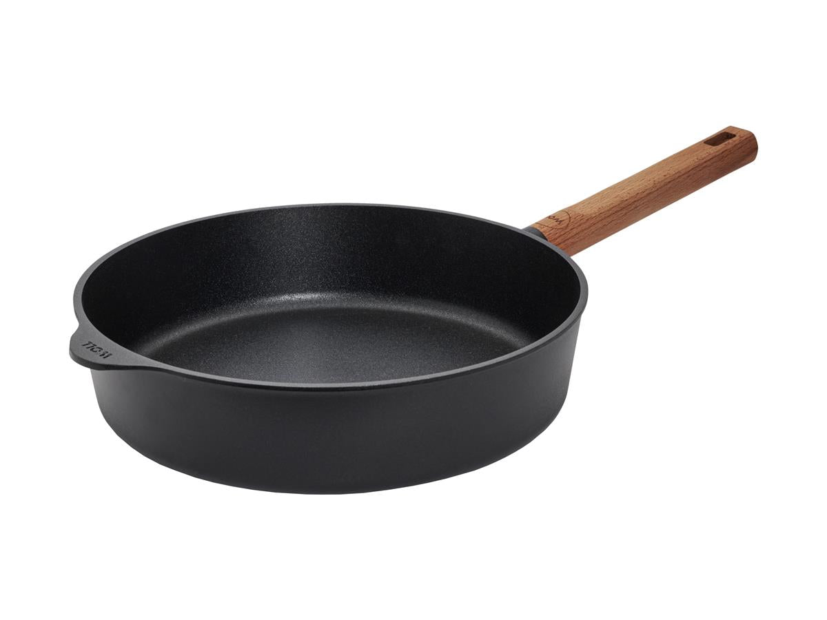 Woll Eco Logic Wooden Handle Saute Pan 28cm 3.5L