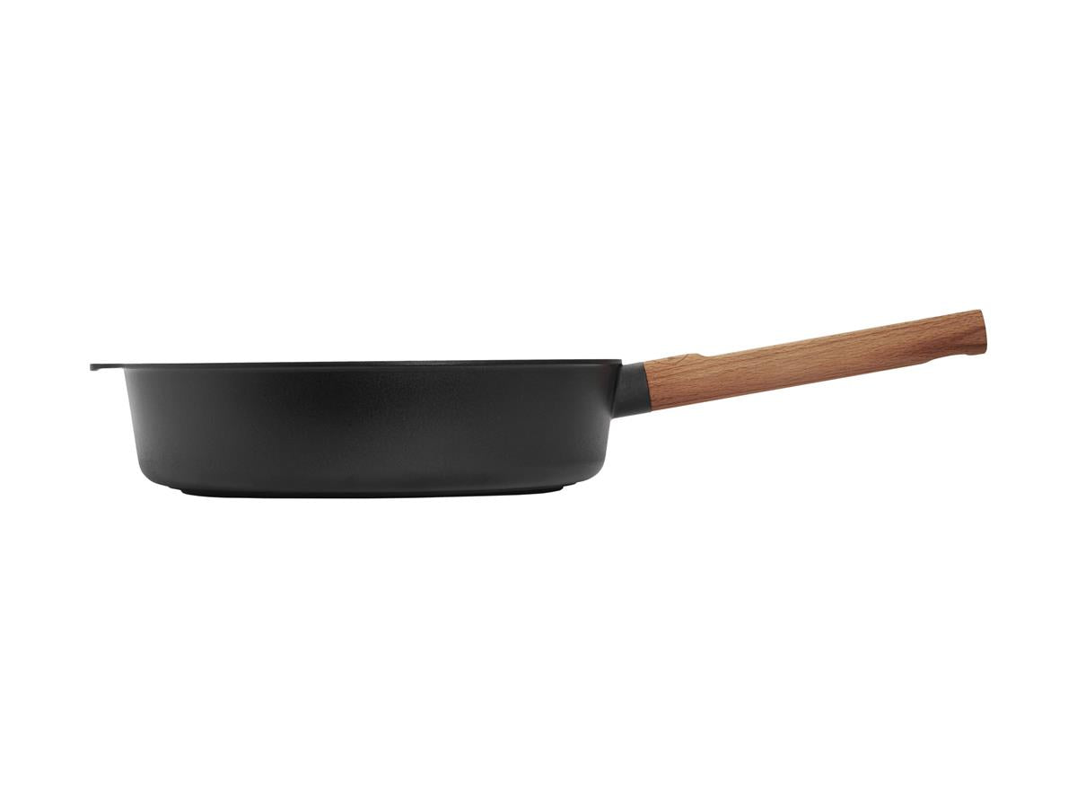 Woll Eco Logic Wooden Handle Saute Pan 28cm 3.5L
