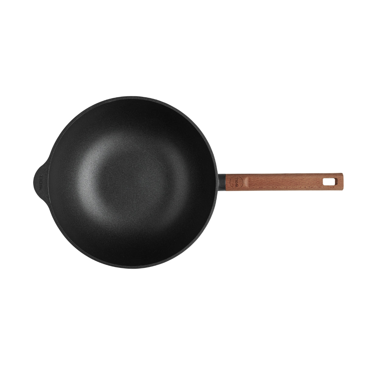 WOLL Eco Logic Wooden Handle Wok 28cm