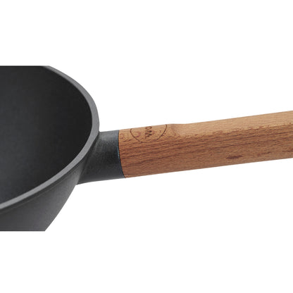 WOLL Eco Logic Wooden Handle Wok 28cm
