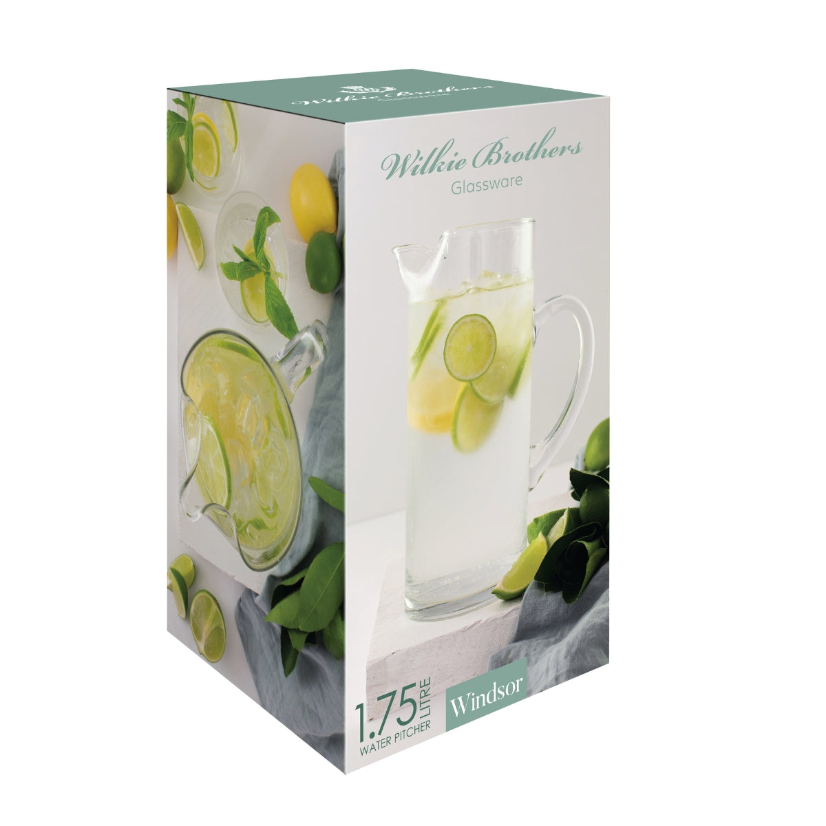 Windsor 1.75L Glass Water Jug