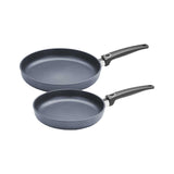 Woll Induction Suitable Fixed Handle Frypan Twin Pack 24cm and 28cm