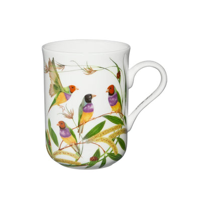 Eloise Short Lyric Mug 330ML Gouldian Finch Gift Boxed