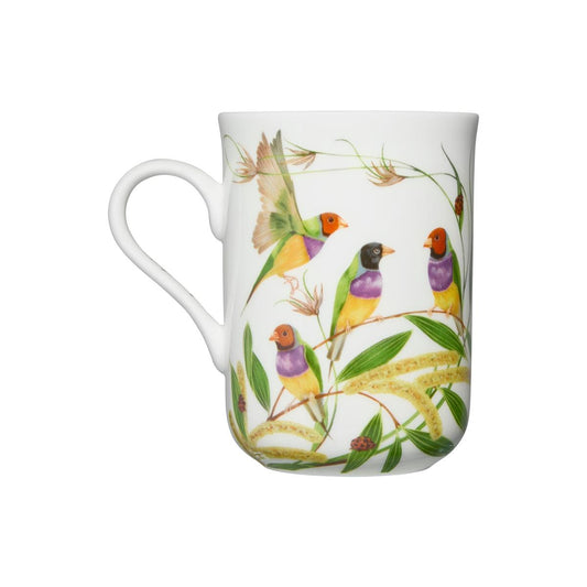 Eloise Short Lyric Mug 330ML Gouldian Finch Gift Boxed