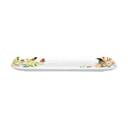 Eloise Short Lyric Rectangular Platter 29x15cm Birds Gift Boxed
