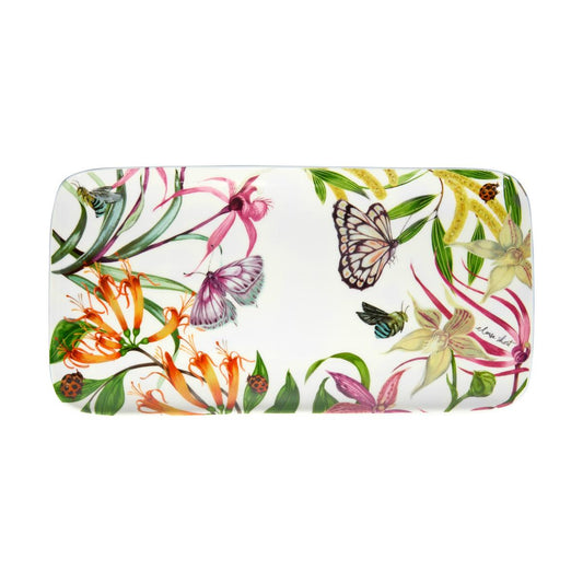 Eloise Short Lyric Rectangular Platter 29x15cm Butterflies Gift Boxed