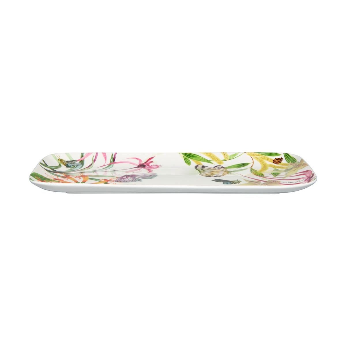 Eloise Short Lyric Rectangular Platter 29x15cm Butterflies Gift Boxed