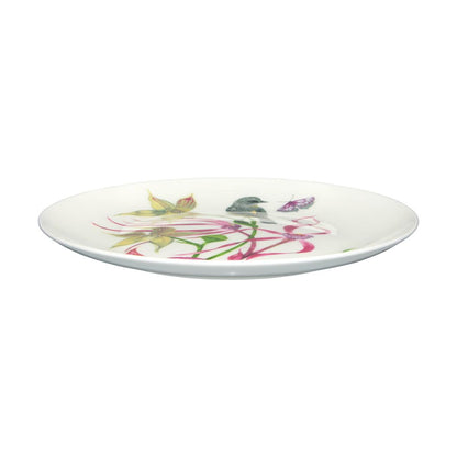 Eloise Short Lyric Coupe Plate 20cm Yellow Robin Gift Boxed
