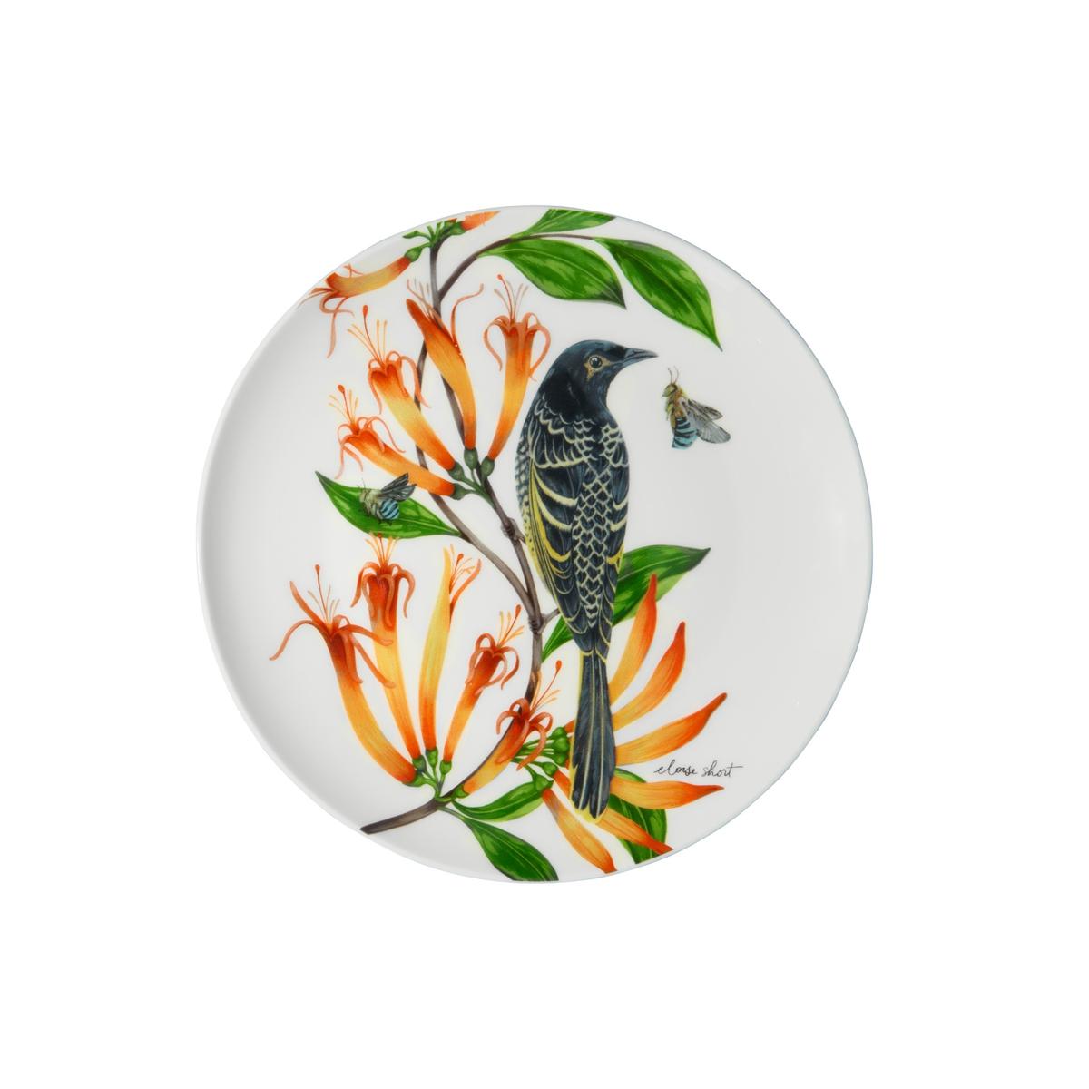 Eloise Short Lyric Coupe Plate 20cm Regent Honeyeater Gift Boxed