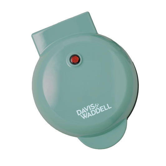 Electric Mini Waffle Maker Green 12.5x12.5cm