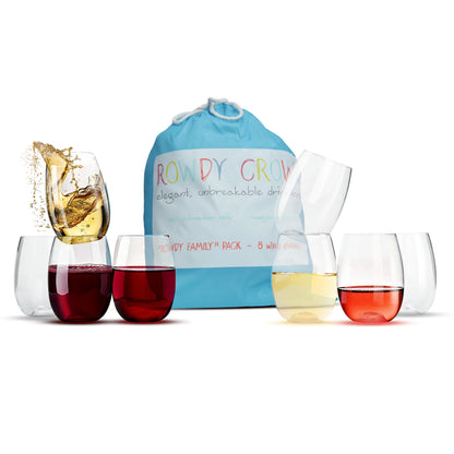 Rowdy Family Wine Pack 8 Pieces