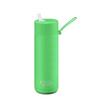frank green 20oz Reusable Bottle - Straw Lid - Neon Green