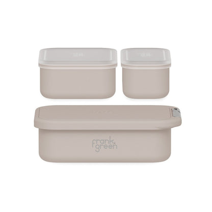 frank green Lunch Container With Silicone Lid Moon Dust