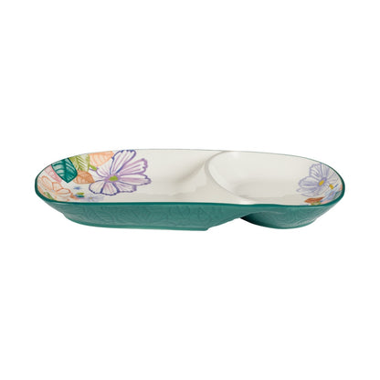 Poppy Love Oblong Dip Platter 36x18.5cm Gift Boxed