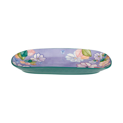 Poppy Love Oblong Platter 40x22.5cm Gift Boxed