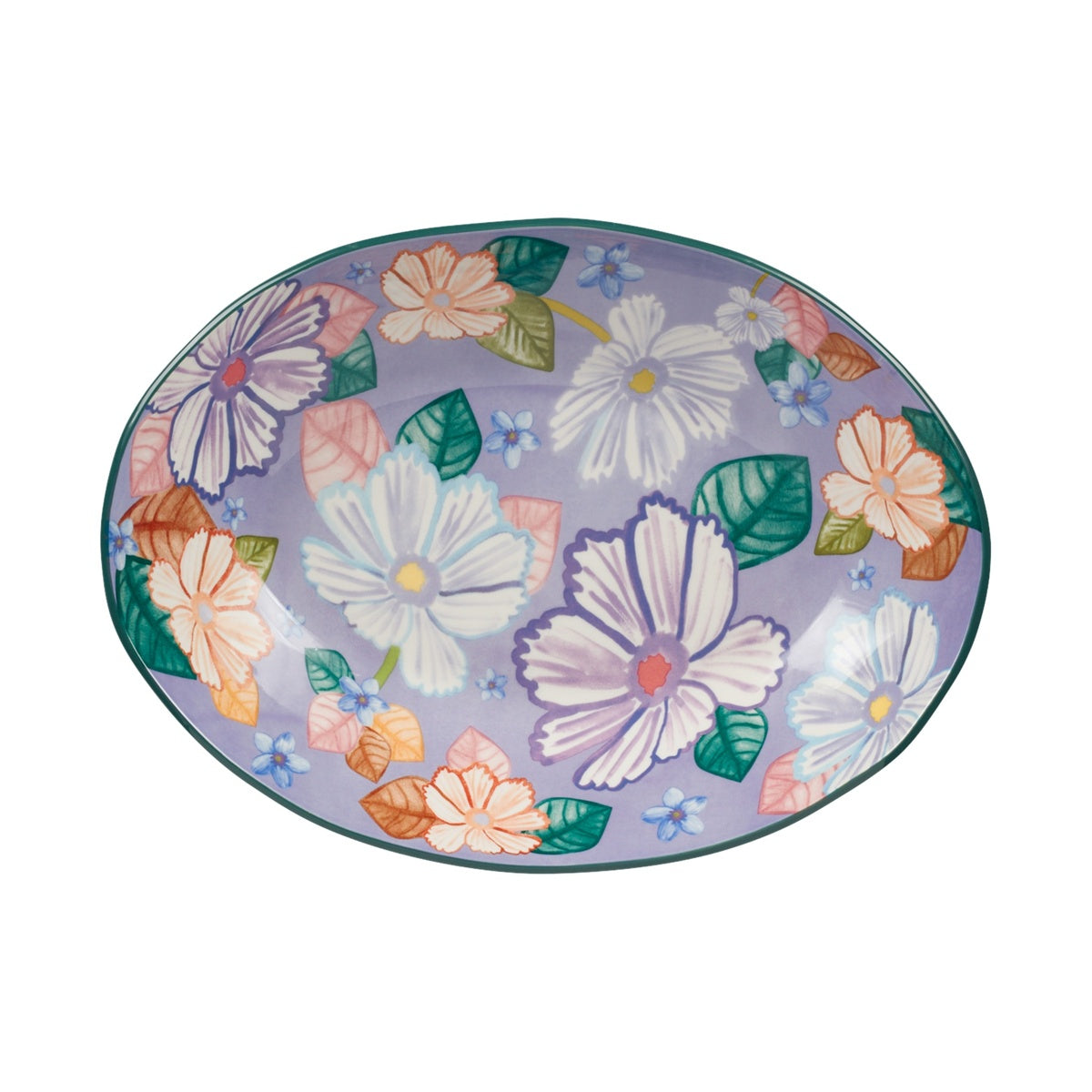 Poppy Love Oval Serving Bowl 32.5x24x6cm Gift Boxed